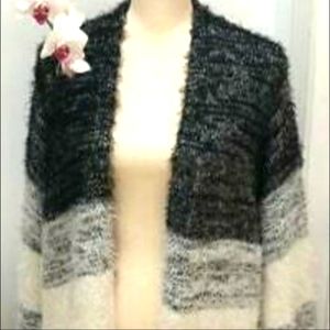 Black and white comfy cardigan